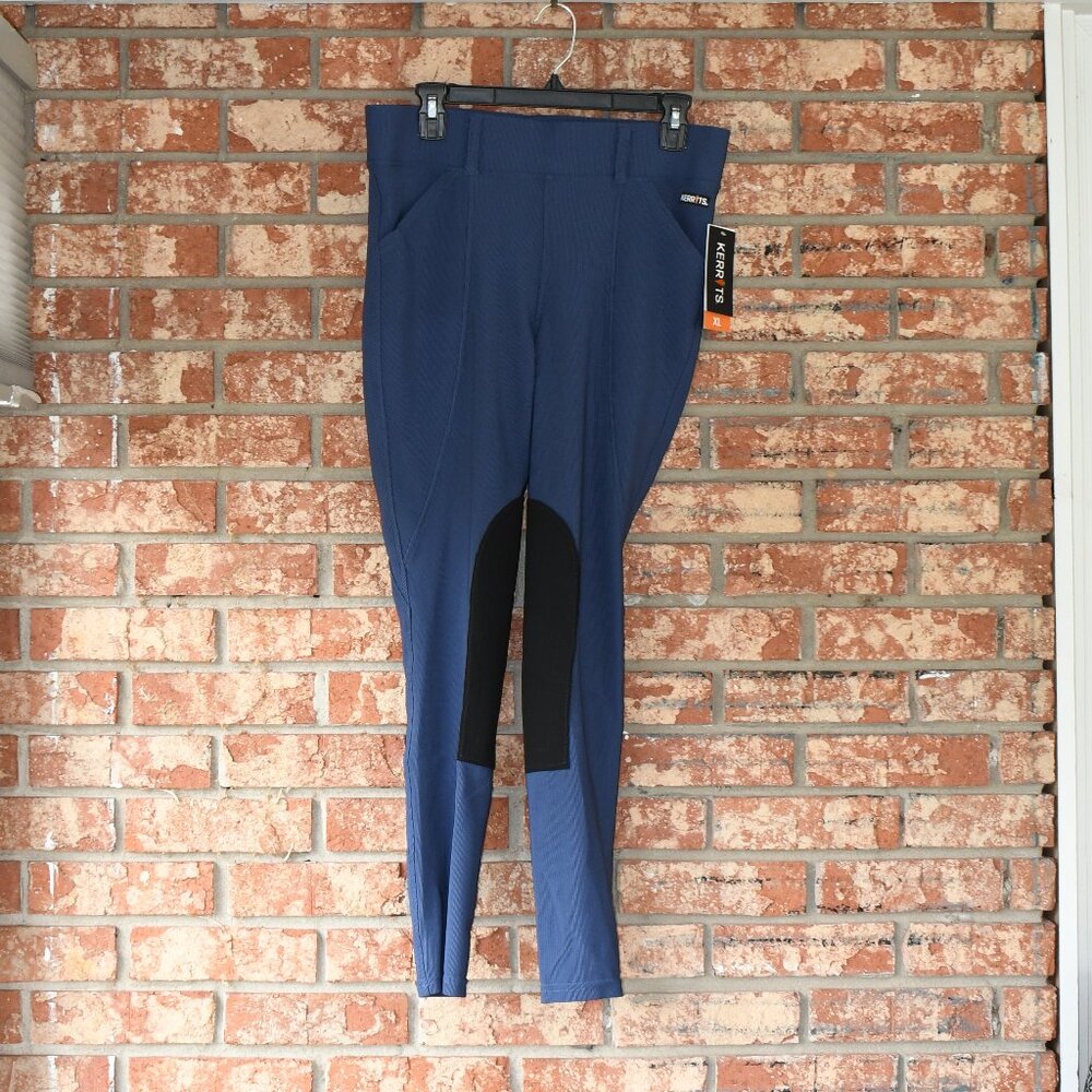 Kerrits Blue Riding Pants - Picture 1 of 3